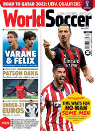 Gundogan is down, and caught by jahanbakhsh. World Soccer Issue 04 2021