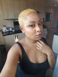 Short Bleached Hair For Black Women Bleached Hair Short Bleached Hair Natural Hair Styles For Black Women
