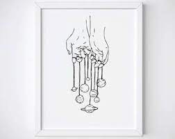 Anatomical Heart Print Human Heart Anatomy Print Heart Etsy Celestial Wall Art Heart Wall Art Line Art Print