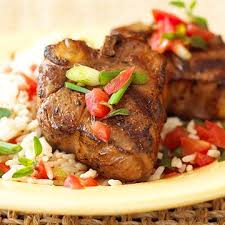 Lamb Chops With Tomatoes This Zesty Blend Of Chopped Tomatoes Green Onions And Oregano Gives Lamb Chops A Fresh Spin Lamb Recipes Lamb Chops Recipes