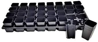 10 x 50 cell bedding plant pack tray inserts for full size seed trays. Amazon Com Extra Strength 32 Cell Seedling Starter Trays W Inserts 5 Pack For Seed Germination Plant Propaga Seed Germination Propagating Plants Seedlings