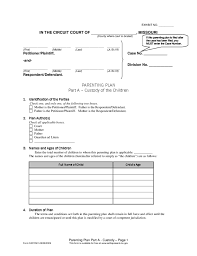 Learn how to file for child custody or parenting time, what forms you'll need, and where to file. Motion To Modify Child Custody Forms Missouri Free Download