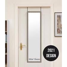 Mounting a mirror is becoming more common as bathrooms in small locations force designers to experiment with small corner sinks. 2021 Full Length Mirror Over The Door Hanging Mirror Wall Mount Mirror Bedroom Bathroom Office Decor Household Shopee Singapore