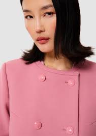 Manteau Matisse rose en double coton