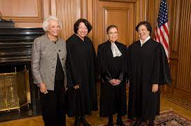 This painting will be on display at the national portrait gallery for three years. The Four Justices Puts Women Trailblazers On Display Ms Magazine