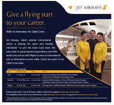 Here are the details below! Jet Airways Invites Applications For Cabin Crew Ad Advert Gallery