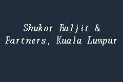 Syawal month has passed, now comes zulkaedah. Shukor Baljit Partners Kuala Lumpur Lawyer Firm In Jalan Sentul