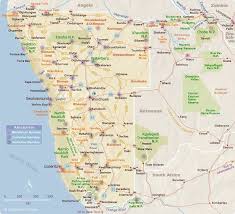 Karte von namibia mit der hauptstadt windhuk. Namibia Map Reizen Op Reis Reis