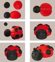 Tuto Modelage Coccinelle Pate A Sucre Gateau Coccinelle Pate A Sucre Noire