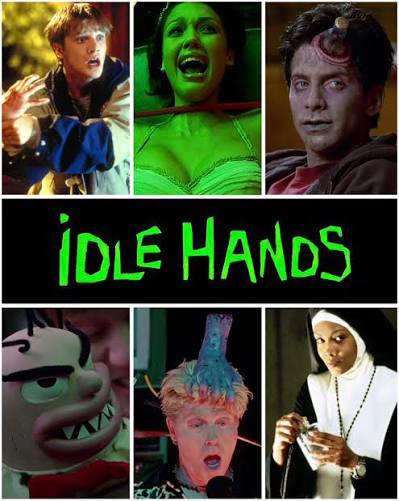 On April 30, 1999 “Idle Hands” was released in theaters! Directed by Rodman  Flender (Leprechaun 2) and written by Terri Hughes and Ron Milbauer. It  stars Devon Sawa, Seth Green, Elden Henson,