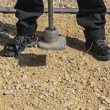 Construire Une Terrasse Avec Des Dalles En Pierre Reconstituee Dallage Pierre Dalles Terrasse Pave