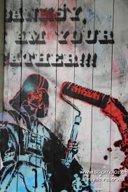 Reference your favorite 'star wars. Banksy I Am Your Father Graffiti You Are The Father Banksy