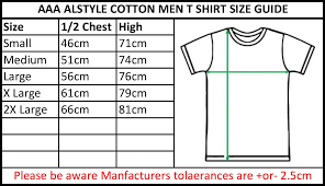 23 True To Life Alstyle Apparel Sizing Chart