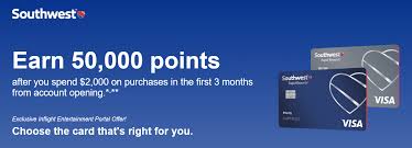 Unless you have already, some of you might still be planning on applying for a credit card that earns southwest rapid rewards in order to earn most of. Chase Southwest Cards 50 000 Points After 2 000 In Spend Use At Own Risk Doctor Of Credit