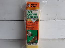 Vintage Frost King Lawn Furniture Re Webbing Yellow And White Webbing 39 Ft X 2 1 4 Wide In 2020 Lawn Furniture Lawn Chairs Lawn