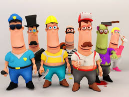 Cartoon Character Low Poly 3d Model Low Poly 3d Models Cartoon Cartoon Characters
