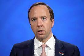 Matt hancock has resigned as health secretary after admitting breaking coronavirus rules, downing street says. 01fgsjviss3uem