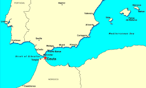 Cap des trois fourches), a rocky peninsula that extends approximately 25 miles (40 km) into the mediterranean sea. Part 24 Ceuta Spain World Cruise 2016