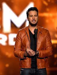 Luke Bryan In A Brown Leather Jacket Luke Bryan Hot Luke Bryan Luke Brian