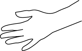 Find the perfect black hand white hand stock illustrations from getty images. Hands Clipart Black And White Free Clipart Images Cliparting Com