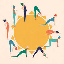 Todos Sabemos Que Practicar Yoga En Cualquiera De Sus Variantes Es Ideal Para Reducir El Estres Y Bajar Un Cambio En Illustration Yoga Sanati Illustrasyonlar