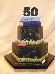 Birthday Cake For Teacher With Name Math Teacher S Birthday School Cake Birthday Cake Girls Custom Birthday Cakes