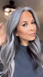 Long Hair over 60 Women