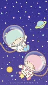 little twin stars wallpaper 2017 十一月桌布日本官方twitter票選太空人版 stargazer วอลเปเปอร ขำๆ ฝาแฝด วอลเปเปอร ด สน ย