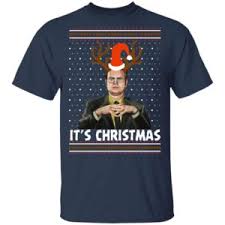 dwight schrute its christmas ugly sweater