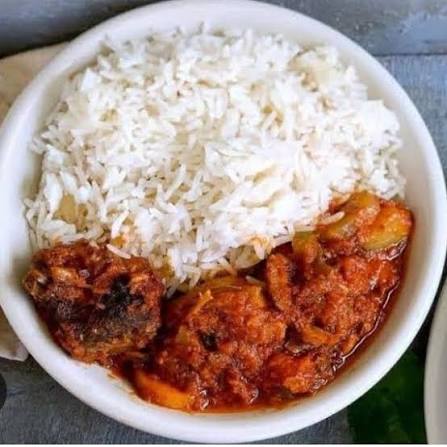 White Rice and Stew