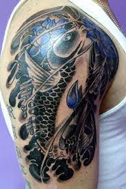 Blue koi fish often represent reproduction. 38 Best Blue Koi Fish Tattoo Designs Ideas Koi Fish Tattoo Blue Koi Koi Fish