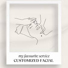 Can you guess my favourite service? If you guessed customized facials,  you're right! 🥰 This service allows me to address specific concerns,  curate a unique treatment for your current skincare needs, and