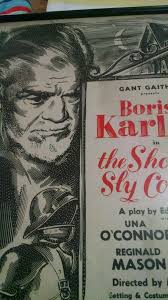 Exrtemely Rare Boris Karloff Broadway Play Poster 1949 "The Shop at Sly  Corner!! | #1795767497
