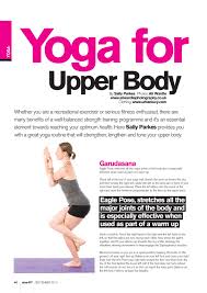 It often can locks up as well due to the limit in our motion every. Yoga For Upper Body Strength Sally Parkes Yoga