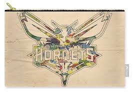 How to draw los angeles lakers logo. Charlotte Hornets Logo Art Carry All Pouch For Sale By Florian Rodarte