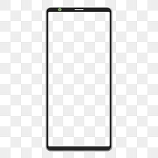 Mobile Mockup Design Silver Frame Android Smartphone With Transparent Display Background Mockup Device Smartphone Mockup Png And Vector With Transparent Back Smartphone Mobile Mockup Android Mockup