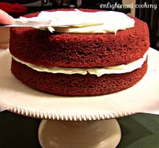 Turn cakes out onto racks; I Am So Making This This Weekend Without The Blueberries Vegan Red Velvet Cake Gluten Free Red Velvet Cake Red Velvet Cake