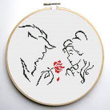 Beauty and the beast cross stitch pattern. 0 99 The Beauty And The Beast Cross Stitch Pattern Craftsy Disney Cross Stitch Patterns Beauty And The Beast Cross Stitch Cross Stitch Designs
