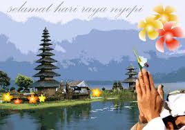 Dirayakan pada hari pertama yang dihitung berdasarkan kalendar saka. Selamat Hari Nyepi Rossrightangle