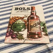 Rare Vintage Mid Century Bols Liqueurs Advertising Brochure Etsy Mid Century Bar Vintage Needlepoint Mid Century