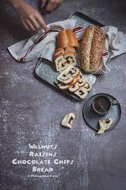巧克力粒核桃葡萄干面包 爱 厨房的幸福之味 chocolate chip bread chocolate chip walnuts