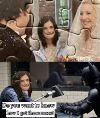 Posted by mikesch at 11:24 am on april 3, 2019 19 favorites. You Want To Know How I Got These Scars Puzzle Piece Monica From Friends Know Your Meme