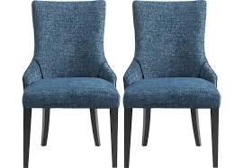 Rockmont Blue Dining Chair Set Of 2 Side Chairs Colors Blue Dining Chair Dining Chairs Dining Chair Set