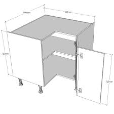 Did you know you need to find out interior dimensions to figure out whether or not those new kitchen cabinet inserts you've got your eye on. 900 X 900mm L Shape Corner Base Unit