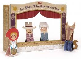 Tha C A Tre De Marionnettes En Carton Recycla C Theatre De Marionnettes Le Petit Chaperon Rouge Marionnette