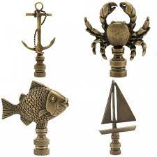 Very unique look and unique design for home and office decoration and also very nice collection to any nautical décor or to use it on a boat. Decorative Coastal Nautical Ocean Lamp Finials Coastal Decor Ideas Interior Design Diy Shopping