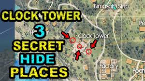 Enquanto áreas de indústria são melhores para coletar itens (loot). Clock Tower 3 Secret Hide Place Free Fire Tricks And Tips Tamil Free Fire