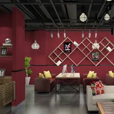 خلفيات Youman خمر Pvc لفات بسيطة الرجعية الأحمر الداكن مركب ورق حائط لغرف النوم غرفة المعيشة الملابس متجر فندق ديكور Red Textured Wallpaper Pvc Wallpapertextured Wallpaper Aliexpress