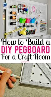 Ikea skadis craft room pegboard/craft room organization makeover. How To Build A Diy Pegboard For A Craft Room