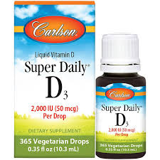 The american academy of pediatrics (aap) recommends 400 iu of supplemental vitamin d per day beginning in the first days of life for all breastfed and partially breastfed infants who do not receive. Super Daily D3 2000 Iu 0 35 Fluid Ounces Liquid By Carlson Laboratories At The Vitamin Shoppe
